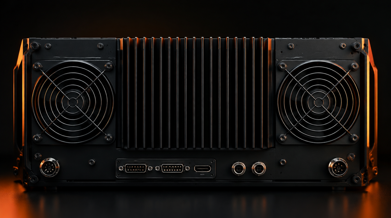 Rear enclosure and cooling assembly